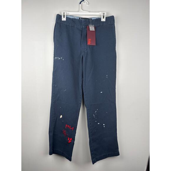 Paly Hollywood NWT Complex Exclusive Dickies Rework Pants Navy Sz.32